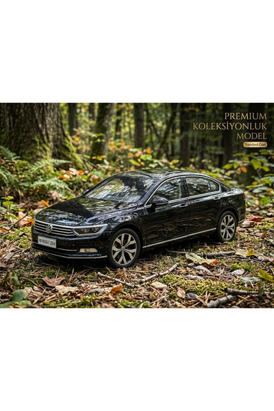 Z1 Home Paudi LİSANSLI Volkswagen Passat B8 1:18 Ölçek Siyah Diecast Model Ar...