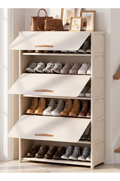 GGEROU Portable Shoe Rack Organizer 7-Tier Shoe Cabinet 21-Pair shoe Storage ...