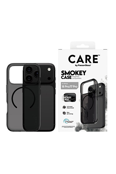 Panzer Glass حافظة PanzerGlass CARE Smokey مع حماية MagSafe لهاتف iPhone 18 P...