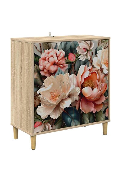vidaxl Bufet BORNE Sonoma 69 x 33 x 75 cm Lemn prelucrat