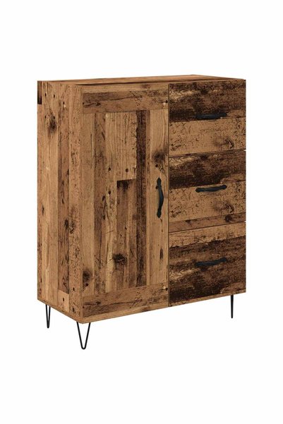 vidaxl Bufet cu sertar Lemn vechi 69,5 x 34 x 90 cm Lemn prelucrat