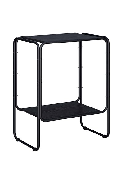 vidaxl Bufet Stejar Negru 60 x 38 x 75 cm Lemn prelucrat