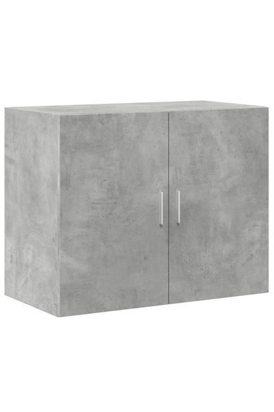 vidaxl Dulap de perete, gri beton, 80x42,5x64 cm, lemn prelucrat