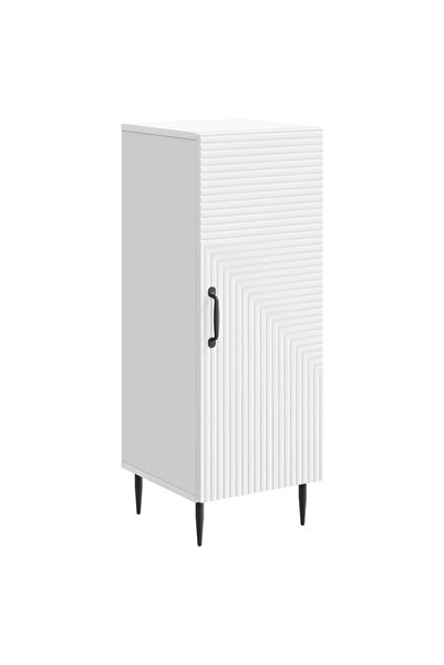 vidaxl Bufet Alb 33 x 34,5 x 89,5 cm Lemn prelucrat