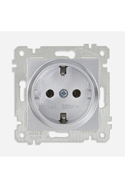 Mutlusan Inox Child-Proof Grounded Socket