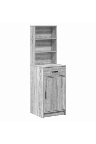 vidaxl Bufet Gri Sonoma 41 x 40 x 135 cm Lemn prelucrat