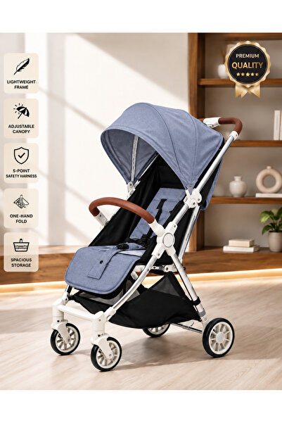 stars pearl Lightweight Baby Stroller Foldable Baby Carriage Pram