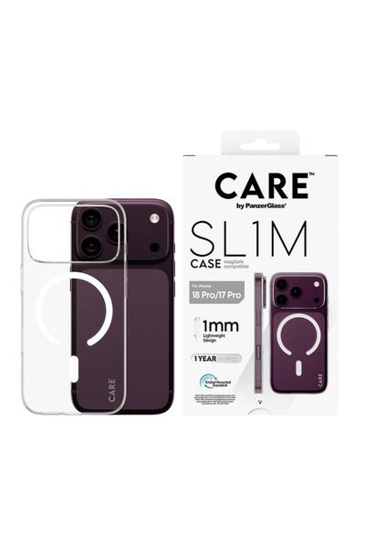 Panzer Glass PanzerGlass CARE SL1M Case with MagSafe iPhone 18 Pro - Clear