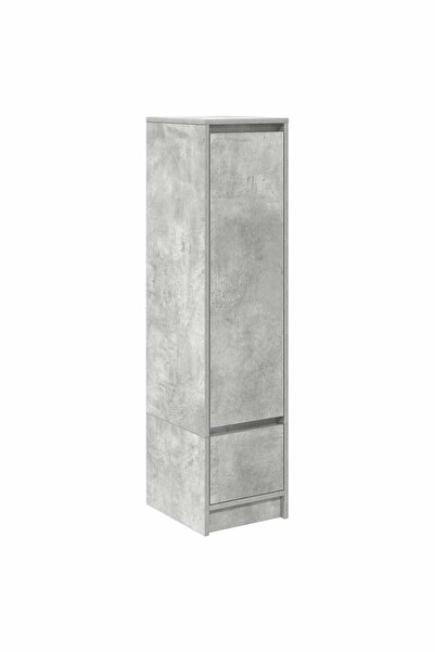 vidaxl Dulapuri gri beton 29,5x34x119,5 cm Lemn prelucrat