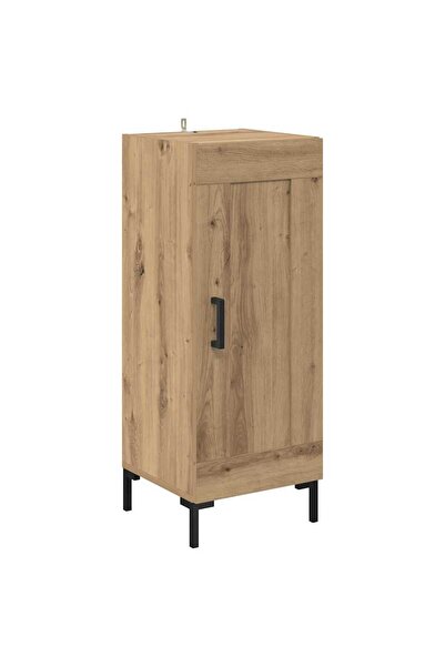 vidaxl Bufet Olden Stejar Artizanal 34,5 x 34 x 90 cm