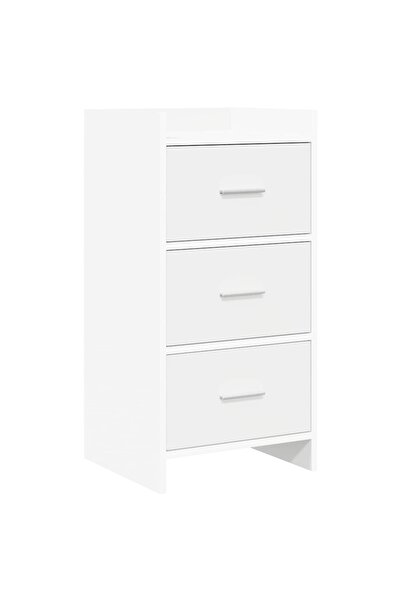 vidaxl Bufet Alb 40 x 36 x 80 cm Lemn prelucrat