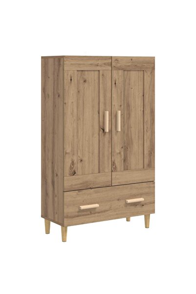 vidaxl Bufet Stejar Artizanal 70 x 31 x 115 cm Lemn prelucrat