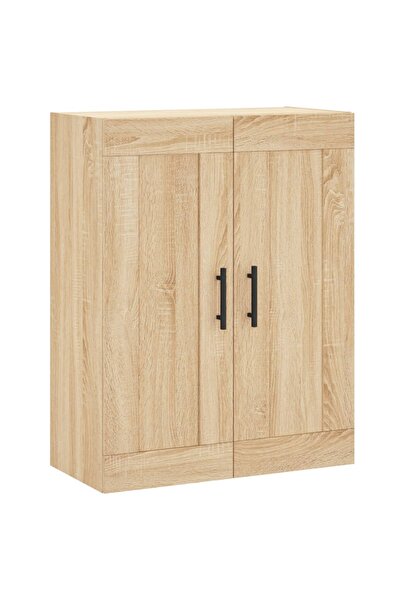 vidaxl Dulap TV pe perete stejar sonoma, 69,5x34x90 cm, lemn prelucrat