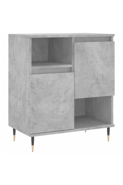 vidaxl Servantă, gri beton, 60x35x70 cm, lemn prelucrat