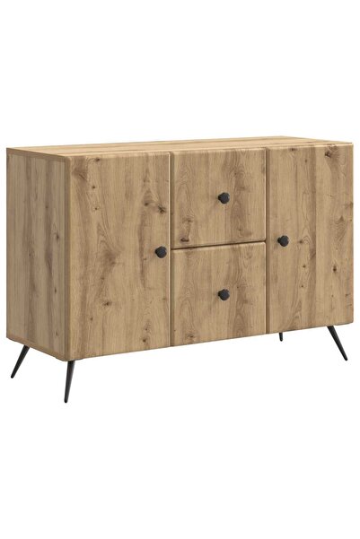 vidaxl Bufet Stejar Artizanal 89 x 34,5 x 60 cm Lemn prelucrat