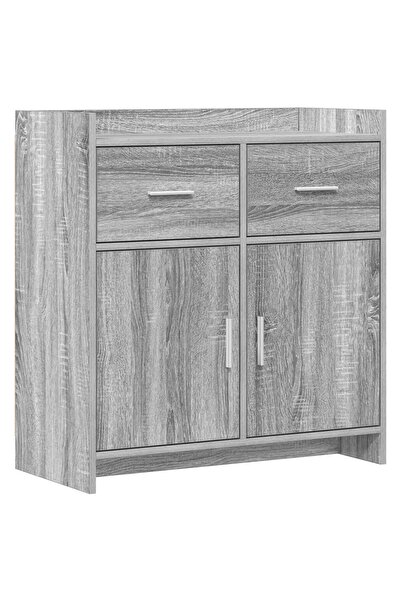 vidaxl Bufet Sonoma gri 75 x 36 x 80 cm Lemn prelucrat