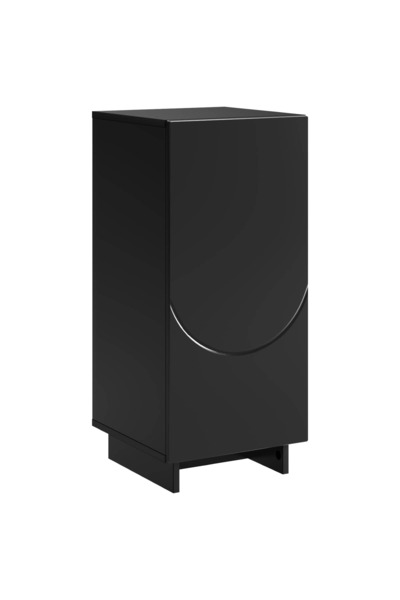 vidaxl Servantă Negru 33,5 x 34,5 x 75 cm Lemn prelucrat