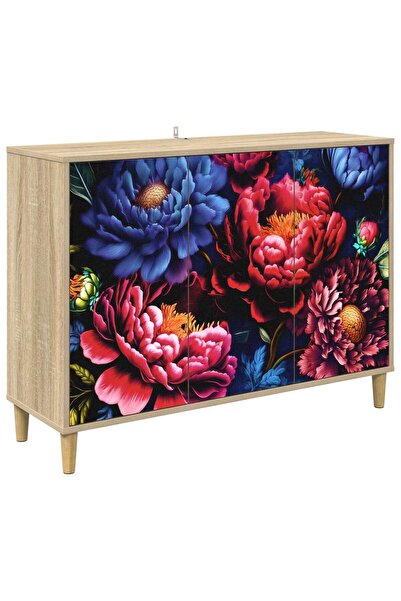 vidaxl Bufet KIEL Sonoma 102 x 33 x 75 cm Lemn prelucrat