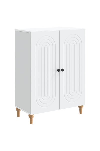 vidaxl Bufet Alb 66 x 34,5 x 90 cm Lemn prelucrat