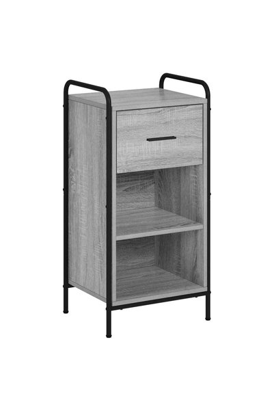vidaxl Bufet Sonoma gri 97 x 33 x 81 cm Lemn prelucrat