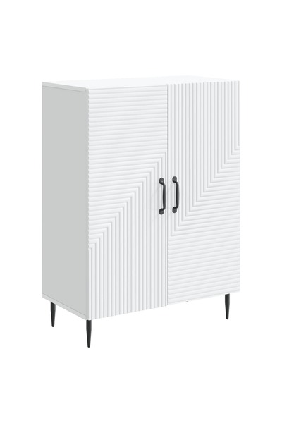 vidaxl Bufet Alb 66 x 34,5 x 89,5 cm Lemn prelucrat