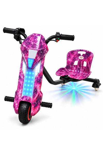 stars pearl Mini Electric Drift Scooter for Kids (6.5") - 3 Speeds with Free ...