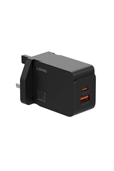 LDNIO Q3 65W GaN Charger – 2 USB-C Ports & 1 USB-A Port For Fast Charging