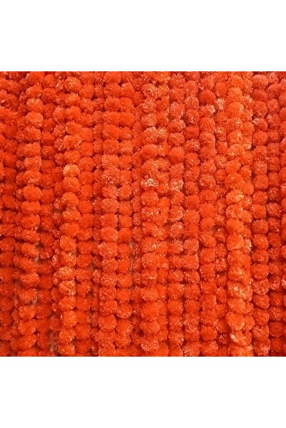 Shreeji 10 PC - 5 feet Marigold Garland |Indian/American Wedding Party Mantle...