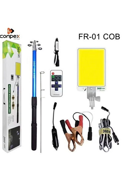 Generic Brand مصباح LED خارجي FR-01 COB بزاوية 360 درجة للسيارات والاستخدامات...