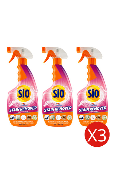 Sio Pack 3 Spray Stain Remover Clothing Seo 750ml |   With an Effective Formu...