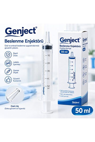 Emino 50cc 3p Çam Uçlu Beslenme Enjektör 2 ADET