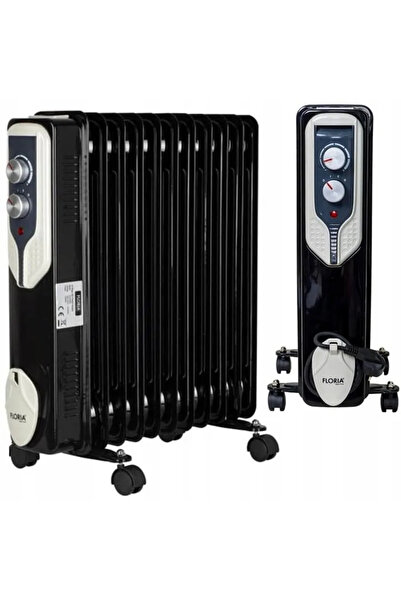 Floria Calorifer electric cu ulei pe rotii Zln3666, 2500W, 11 elementi, termo...