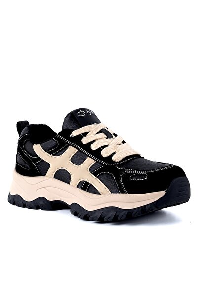 Guja 374 1 26KA Kadın Sneaker Günlük Ayakkabı Siyah