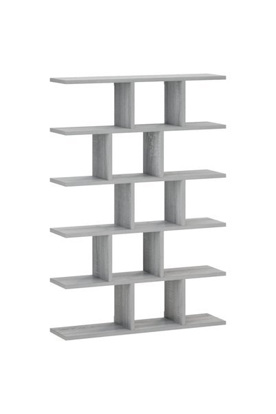 vidaxl Raft de perete Sonoma gri 70 x 17 x 101 cm Lemn prelucrat