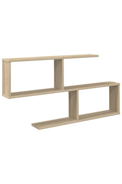 vidaxl Raft de perete Stejar Sonoma 100 x 12 x 50,5 cm Lemn prelucrat