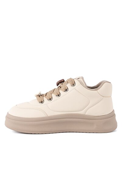 Guja 421 26KA Kadın Sneaker Günlük Ayakkabı Bej