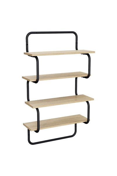 vidaxl Raft de perete cu 4 niveluri Stejar Sonoma 40 x 24,5 x 104 cm