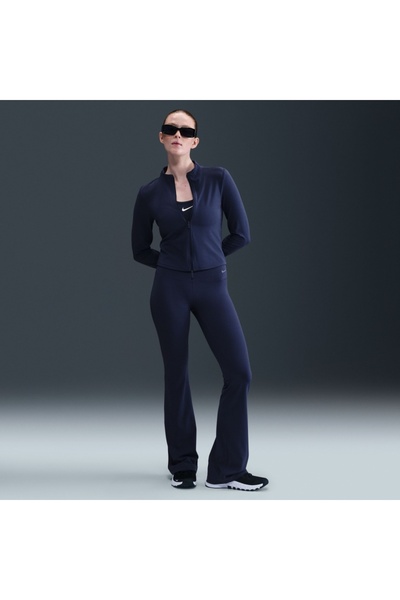 Nike Dri-FIT Zenvy Hr Flare Kadın Lacivert Eşofman Altı