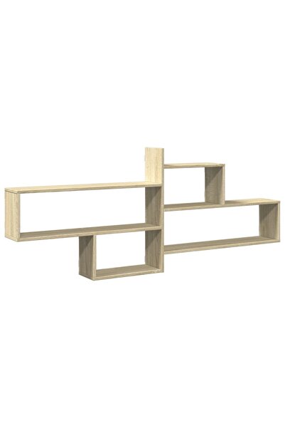 vidaxl Raft de perete, stejar sonoma, 167,5x18x68 cm, lemn prelucrat