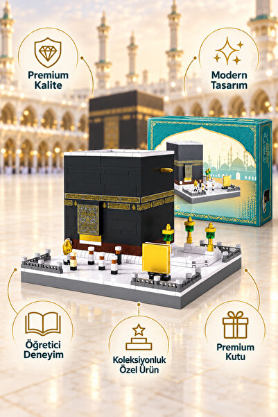 Miras Blocks Kabe Yapı Blokları Seti 644 Parça Eğitici Model-Kabe Yapı Seti
