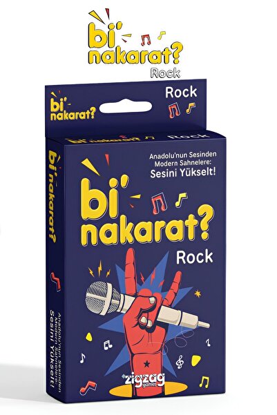 Bi’ Nakarat? Rock Kart Oyunu - Türkçe Rock Şarkı Tahmin Etme Oyunu - Eğlenceli Parti Oyunu