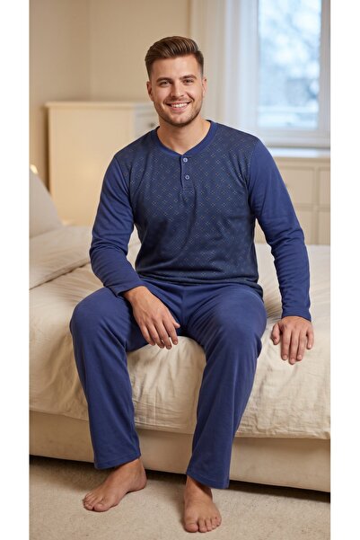 Pyjama Familya طقم بيجامة شتوية واسعة المقاس للرجال