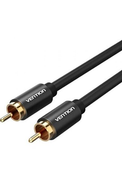 Vention Καλώδιο Ομοαξονικό Ήχου/Εικόνας RCA 1M Μαύρο Κράμα Αλουμινίου Τύπου (...