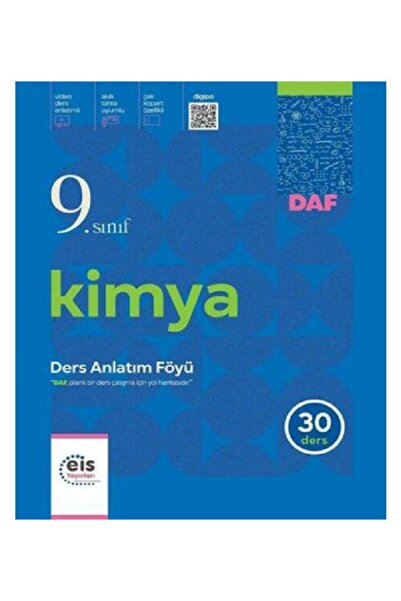 eis Yayınları 9.Sınıf DAF Kimya EN SON SİSTEME UYGUN