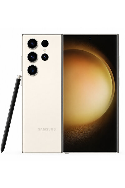 Samsung Yenilenmiş Galaxy S23 Ultra 512 GB Bej Cep Telefonu (12 Ay Garantili)...