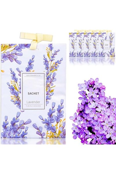 ALMEKAQUZ 6 قطع من أكياس العطور المعطرة، عطور منزلية طويلة الأمد للأدراج والخ...