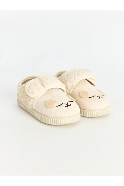 LC Waikiki Two Mt Shop Quality Lcw Steps Beige Baby Girl Slippers