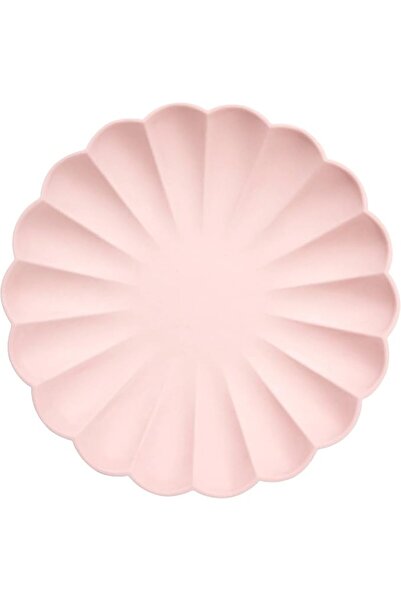 Meri Meri Pink Simply Eco Large Plates