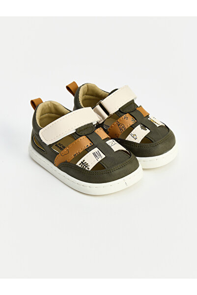 LC Waikiki Two Mt Shop Quality Lcw Steps Khaki Velcro Boys' Pre-Walking Shoes