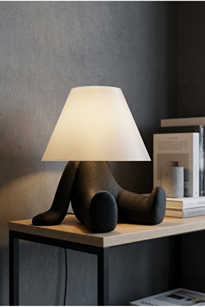 Biparca Store Tembel Karakter Masa Lambası LED Dekoratif Gece Lambası 3 Renk ...